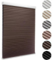Taupe Cordless Cellular Windows Shades Blackout Blinds for Windows