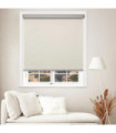 Beige Blackout Roller Shades for Windows, Cordless Roller Window Shades, Roll Up Window Blinds with Thermal Insulated