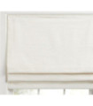 Ivory Cordless Woven Roller Shade, Blackout Lining Roman Shades